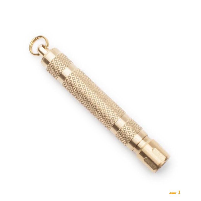 PLS黄铜钥匙圈手电筒 小巧精悍的户外装备