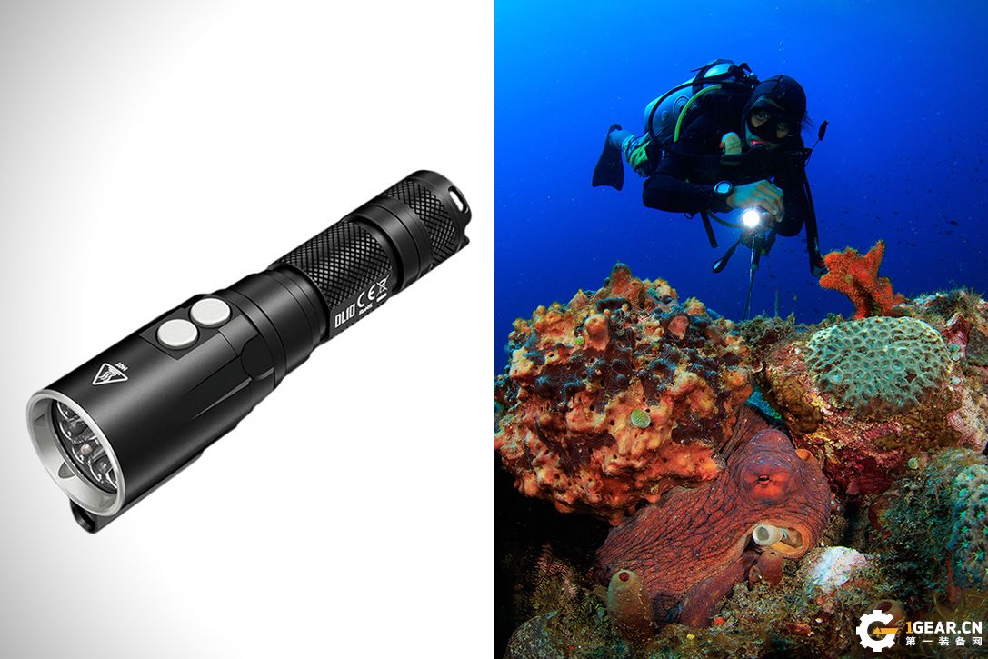 Nitecore潜水手电 水下30米照样给你光明
